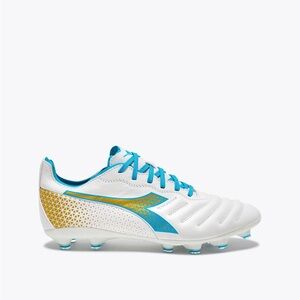 Diadora Brasil Elite GR LT W LP12 Women 5.5 White Firm Ground Soccer Cleats